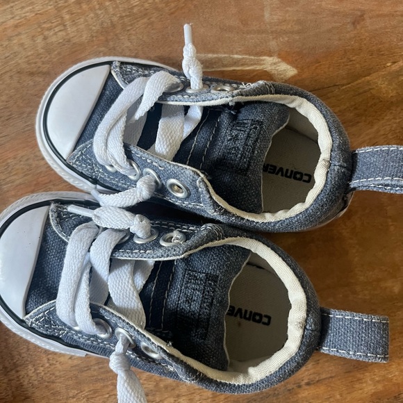 Toddlers / baby converse sneakers navy blue & white - Picture 5 of 5